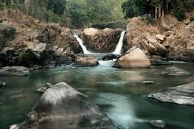 RONG'BANG DARE WATERFALLS, Rombagre village, Tura-Williamnagar Road, Garo Hills, Meghalaya